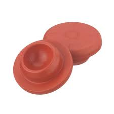 13 mm Serum Vial Stoppers - Red rubber, manufactured in the USA using butylated rubber. Meets USP Class 6 requirements for globally marketed pharmaceutical products.