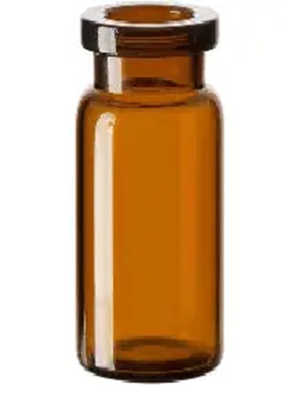 Nonsterile Vial, Amber - 5 ml 20 mm neck 22 mm X 40 mm. These serum vials are suitable for pharmaceutical, biological or general sample packaging. The glass used in these Serum Vials meet or exceed USP Specifications for Type I Borosilicate Glass.