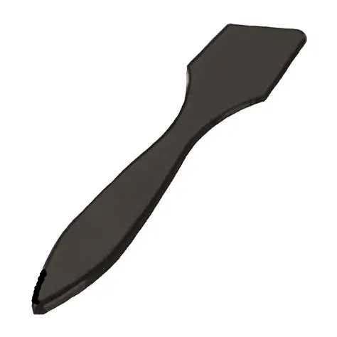 Cosmetic Spatulas, Slant Tip, Black - Polystyrene 2 1/2" L x 3/8" W - disposable/reusable. Perfect for scooping out creams and lotions.
