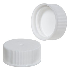 White Screw Cap 20-400. This Fine Ribbed Polypropylene Screw-On Cap has an F-217 Foam Liner. This cap creates an airtight seal when securely screwed onto the bottle. Polypropylene offers high heat tolerance and fatigue resistance. The cap is designed to fit most any container with a 20/400 neck. It ensures a secure and reliable seal, enhancing efficiency by making it suitable for industries where freshness and containment are critical. Most suitable for industrial, food, pharmaceuticals, chemicals, fragrance and essential oils.