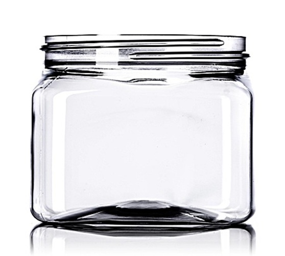 16 oz Clear PET (Polyethylene Terephthalate) plastic square container with a grip handle and an 89/400 neck finish. (Lids sold separately - see below). This container is perfect for storing cereals, powders, candy, bulk spices, etc. PET containers offer high clarity, chemical resistance, impact resistance, and medium rigidity, making them ideal for products in the food, pharmaceutical, cosmetic, and industrial sectors. Do not use this product for storage of essential or fragrance oils. This product meets or exceeds FDA Standards and is approved for food storage and use.